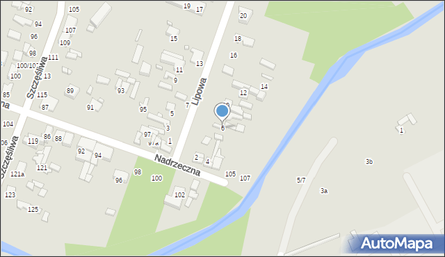 Tomaszów Mazowiecki, Lipowa, 6, mapa Tomaszów Mazowiecki