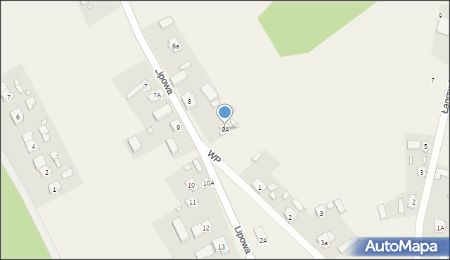 Toporów, Lipowa, 9A, mapa Toporów