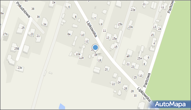 Truskaw, Lipkowska, 16, mapa Truskaw