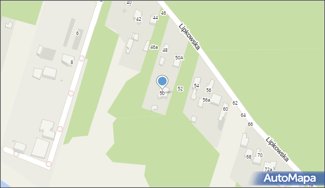 Truskaw, Lipkowska, 50, mapa Truskaw