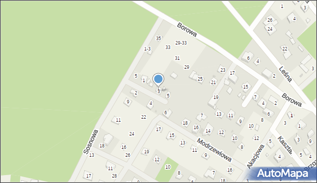 Tuczno, Limbowa, 3, mapa Tuczno