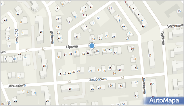 Turka, Lipowa, 44A, mapa Turka