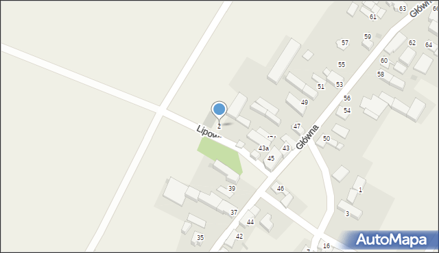 Ucieszków, Lipowa, 2, mapa Ucieszków