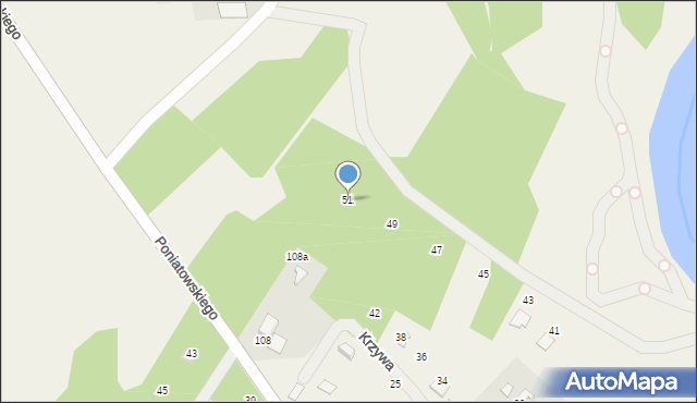 Urle, Liwcowa, 51, mapa Urle