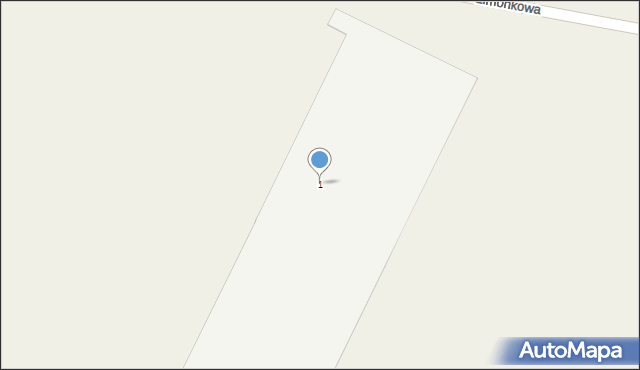 Ustowo, Limonkowa, 1, mapa Ustowo