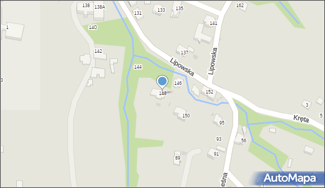 Ustroń, Lipowska, 148, mapa Ustroń