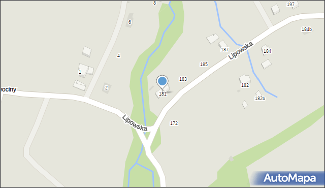 Ustroń, Lipowska, 181, mapa Ustroń