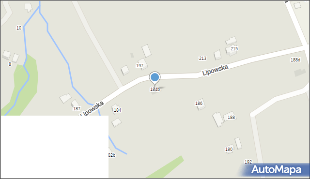 Ustroń, Lipowska, 184b, mapa Ustroń