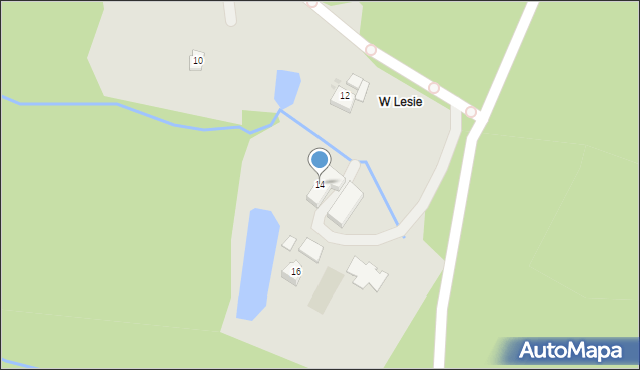 Ustroń, Lipowski Groń, 14, mapa Ustroń