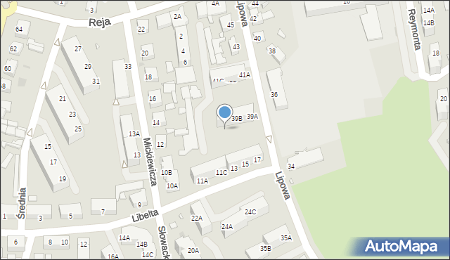 Wągrowiec, Libelta Karola, 13a, mapa Wągrowiec