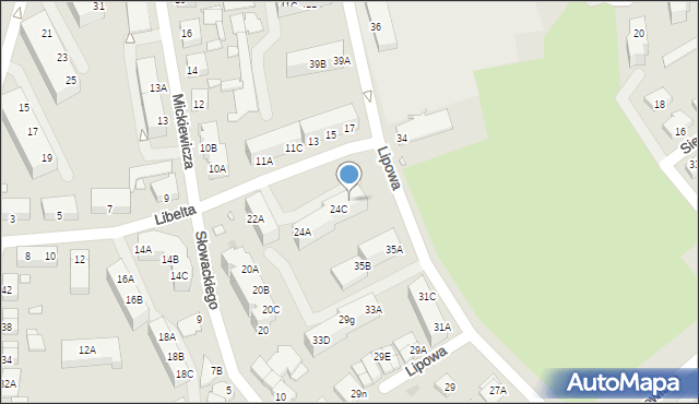 Wągrowiec, Libelta Karola, 24D, mapa Wągrowiec