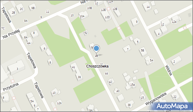Warszawa, Lidzbarska, 48, mapa Warszawy