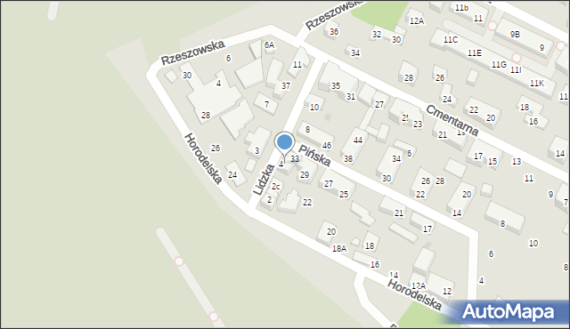 Warszawa, Lidzka, 6, mapa Warszawy
