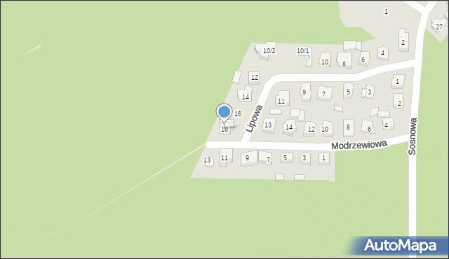 Wasilków, Lipowa, 18, mapa Wasilków