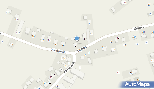 Więckowice, Lipowa, 1, mapa Więckowice