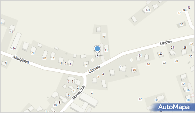 Więckowice, Lipowa, 5, mapa Więckowice