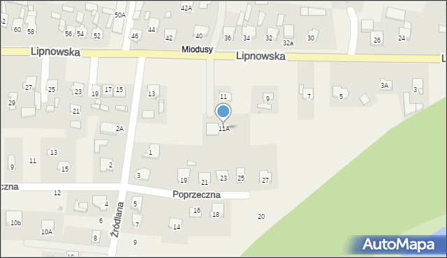 Wielgie, Lipnowska, 11A, mapa Wielgie