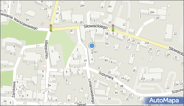 Wieliczka, Limanowskiego Bolesława, 4, mapa Wieliczka