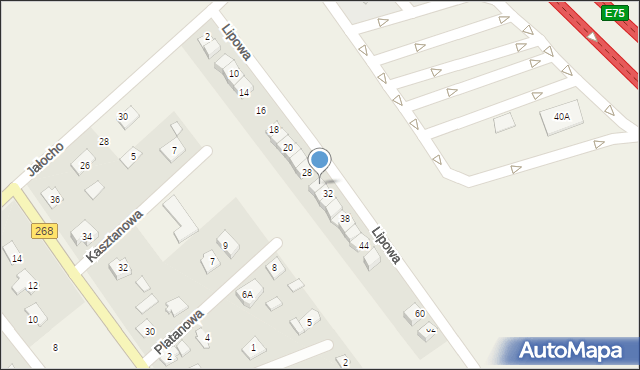 Wieniec, Lipowa, 30, mapa Wieniec