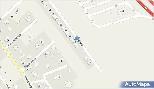 Wieniec, Lipowa, 46, mapa Wieniec