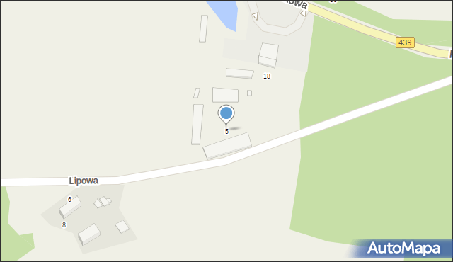 Wierzchowice, Lipowa, 5, mapa Wierzchowice