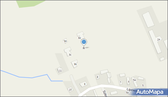 Wojciechowice, Lipowa, 8c, mapa Wojciechowice