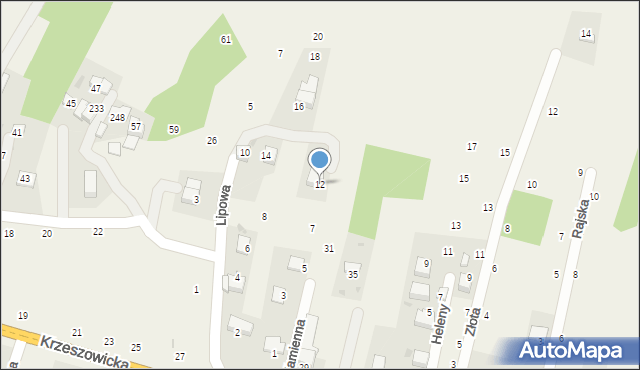 Wola Filipowska, Lipowa, 12, mapa Wola Filipowska