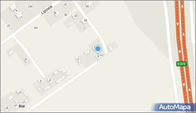 Wola Rębkowska, Lipowa, 4, mapa Wola Rębkowska