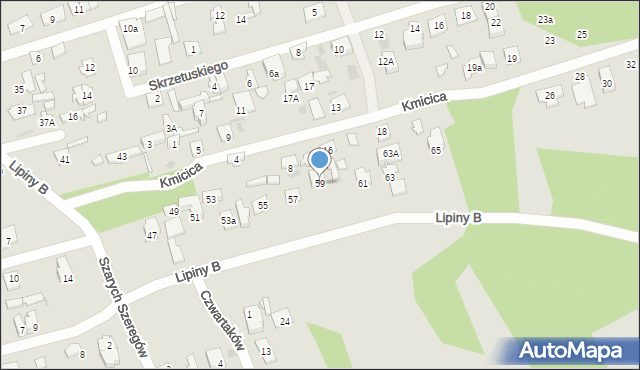 Wołomin, Lipiny B, 59, mapa Wołomin
