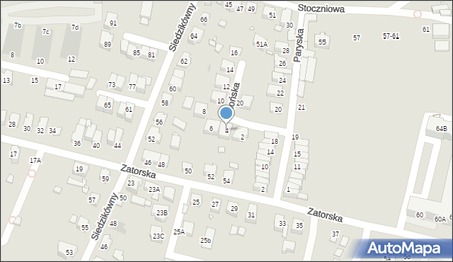 Wrocław, Liońska, 4, mapa Wrocławia