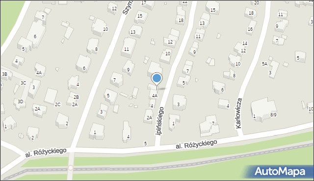 Wrocław, Lipińskiego Karola, 4B, mapa Wrocławia