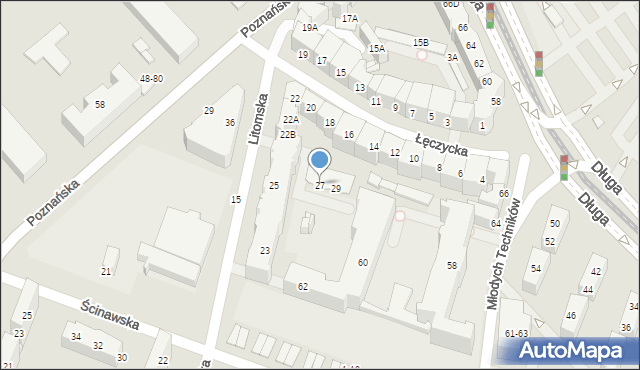 Wrocław, Litomska, 31, mapa Wrocławia