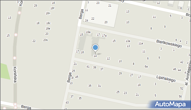 Wrocław, Lipińskiego-Szczedronia Witolda, 14, mapa Wrocławia