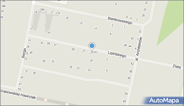 Wrocław, Lipińskiego-Szczedronia Witolda, 17, mapa Wrocławia