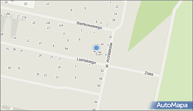 Wrocław, Lipińskiego-Szczedronia Witolda, 2, mapa Wrocławia