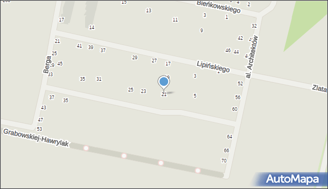 Wrocław, Lipińskiego-Szczedronia Witolda, 21, mapa Wrocławia