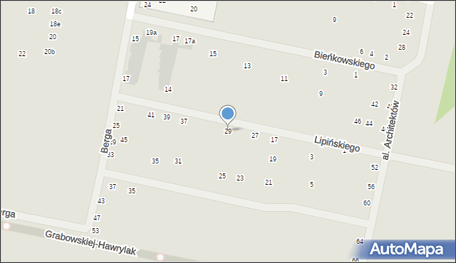 Wrocław, Lipińskiego-Szczedronia Witolda, 29, mapa Wrocławia