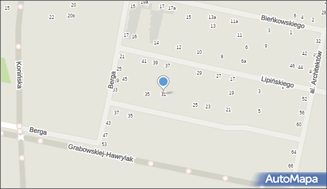 Wrocław, Lipińskiego-Szczedronia Witolda, 31, mapa Wrocławia