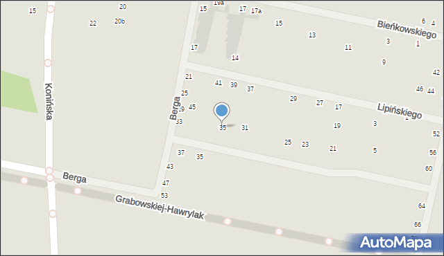 Wrocław, Lipińskiego-Szczedronia Witolda, 35, mapa Wrocławia