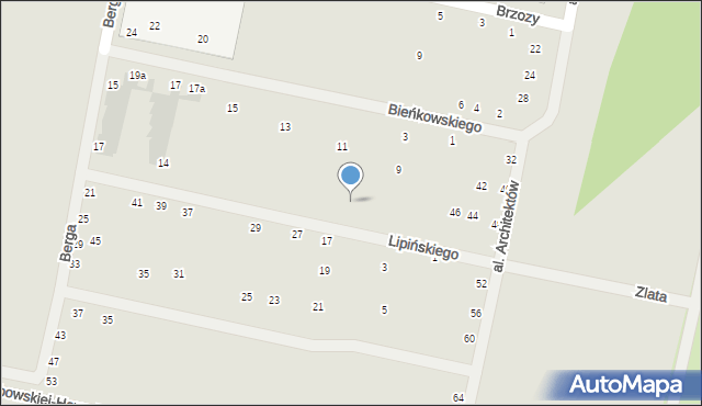 Wrocław, Lipińskiego Witolda, 6a, mapa Wrocławia