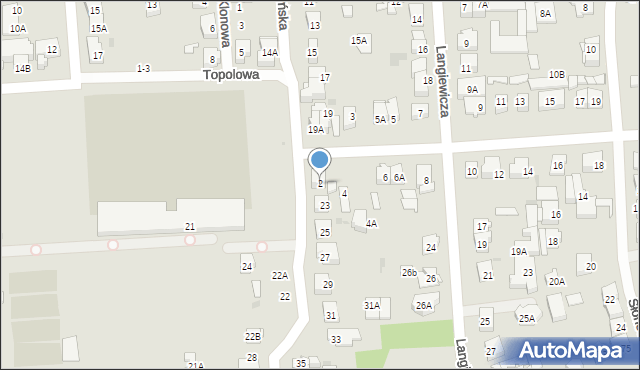 Ząbki, Lipowa, 2, mapa Ząbki