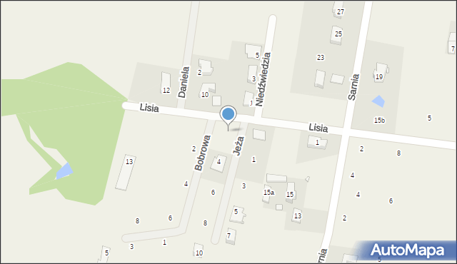 Zagórze, Lisia, 7, mapa Zagórze
