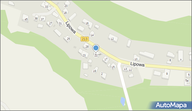 Żarnowiec, Lipowa, 21, mapa Żarnowiec