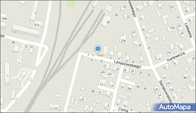 Zgierz, Limanowskiego Bolesława, 5, mapa Zgierz