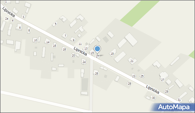 Żuraw, Lipnicka, 17, mapa Żuraw