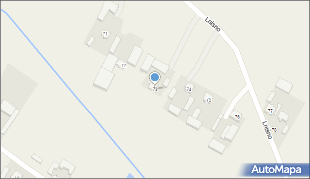 Lnisno, Lnisno, 73, mapa Lnisno