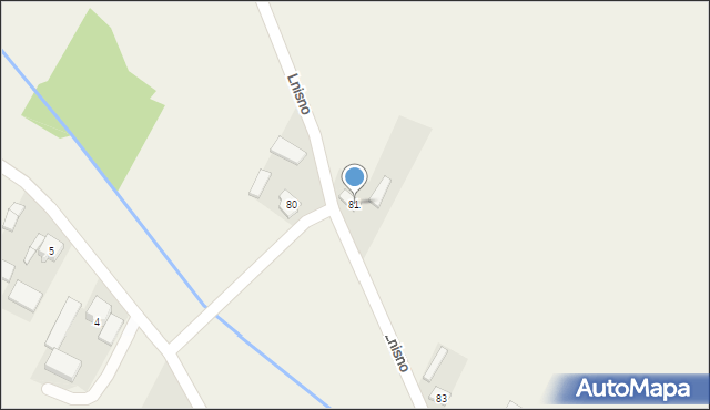 Lnisno, Lnisno, 81, mapa Lnisno
