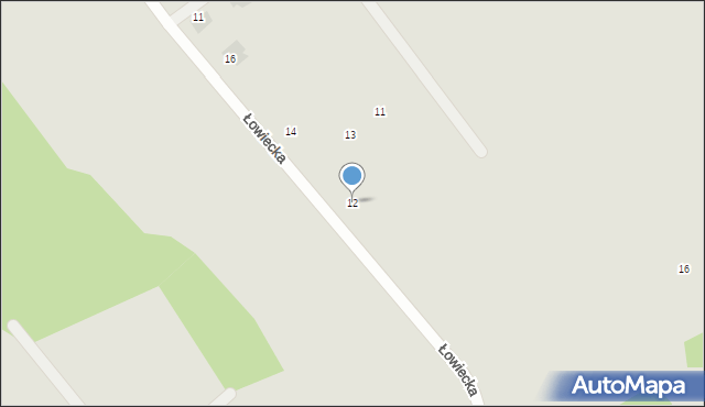 Bolesławiec, Łowiecka, 12, mapa Bolesławca