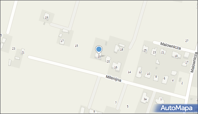 Bramki, Łódzka, 13, mapa Bramki