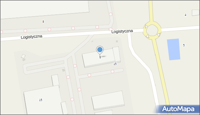Chlebnia, Logistyczna, 9, mapa Chlebnia